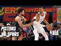 NBA Mini Detroit Pistons Vs San Antonio Spurs Extended Highlights