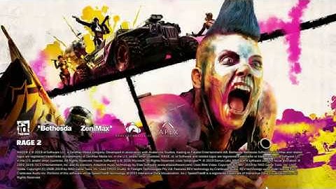 Rage 2 Splash Screens and Intro Video