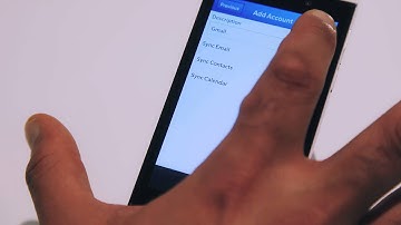 How do I setup a personal email account on my Blackberry?