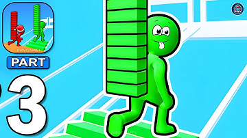 Bridge Race - Gameplay Walkthrough Part 3 Stickman Bridge Race Run IO (Android, iOS)