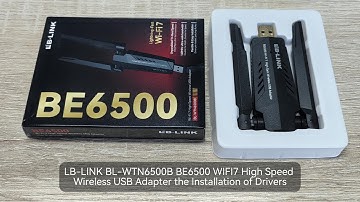 how to setup BE6500 Wi-Fi 7 Wireless USB Adapter LB-LINK WTN6500B Setup Guide#pcgaming #driver