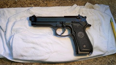 Beretta M9 (92FS) Field Strip For Cleaning/Maintenance 🔫