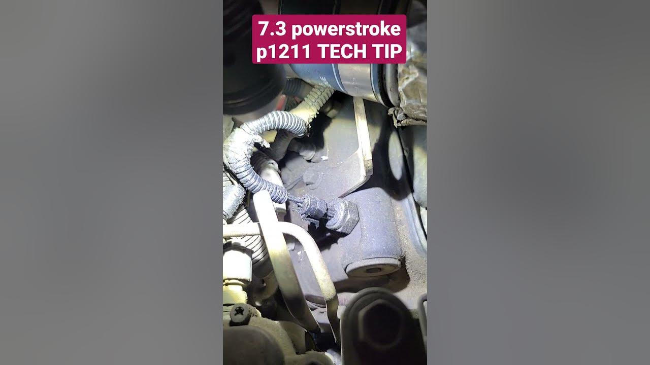 7.3 POWERSTROKE WITH A CODE P1211 ICP ABOVE/ BELOW DESIRED HERE IS A