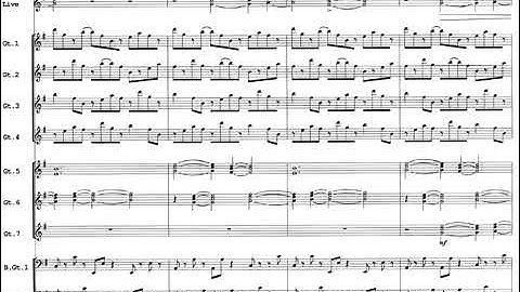 Reich Electric Counterpoint Mvt III Score