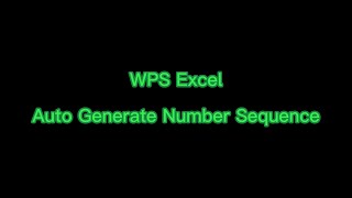 WPS Office (Excel): Auto Arrange Number Sequence “=ROW()-1” screenshot 3
