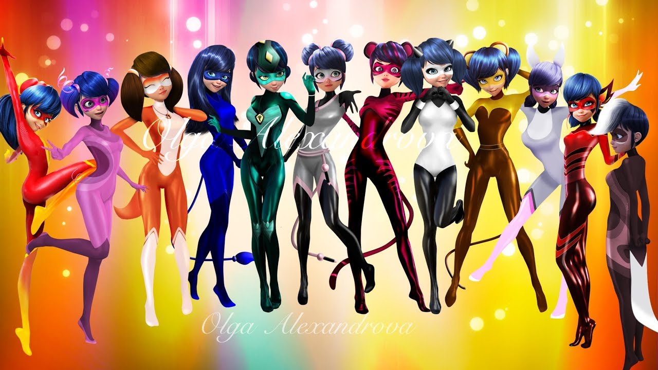 Miraculous Ladybug 3-4 season New Transformations 12 Kwami☆ 