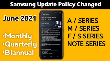 New Software Update Policy For Samsung Galaxy | A50,A51,A71,A21s,A30,M21,M31,F41,M11,A70s,A20,A10