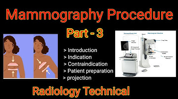 Mammography Test #  examination # Part - 3 || Indication# Contraindication# Projection ##