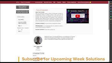 NPTEL Theory of Computation Week 0 Assignment Solution July 2024 | IIT Kanpur