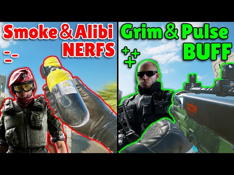 *NEW* HUGE BUFFs and NERFs to Grim, Pulse, & Smoke in Y8S2  Dread Factor