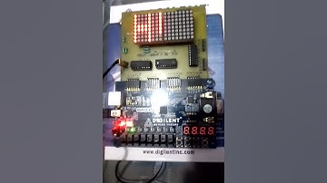 Ejemplo de uso de Matriz de LEDs 8x8 con FPGA Basys2