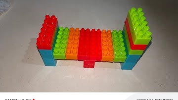 Satisfying DIY bed  / building blocks / block game / lego building blocks MAIMUNA BOLOKS /