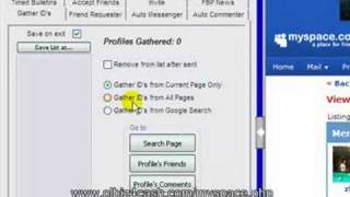 Myspace Friendblastpro Tutorial 1