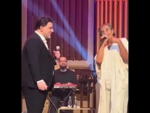 ملحم زين و سمير صفير ي غنيان على المسرح انت مشيتي