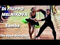 Stefano di filippo  anna melnikova  samba  the open blackpool 2022  professional latin