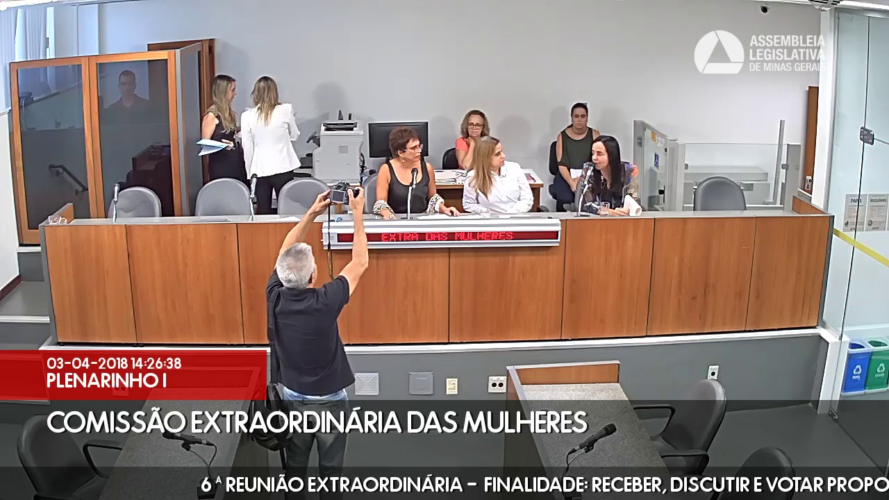 minas gerais aeropuerto 03/04/2018 14:15 - Comissão Extraordinária das Mulheres
