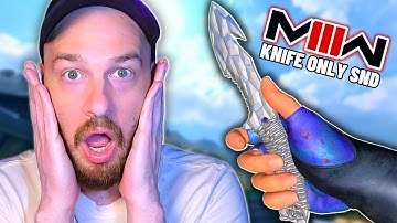 NEW RECORD for KNIFE ONLY SND | Call of Duty: MW3