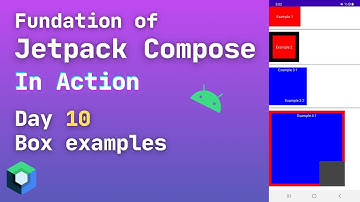 jetpack compose box | jetpack compose box clickable | android compose box alignment | day10