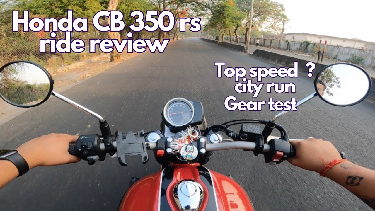 2025 Honda CB350 RS ride review || Speed Test || Gear Challenge