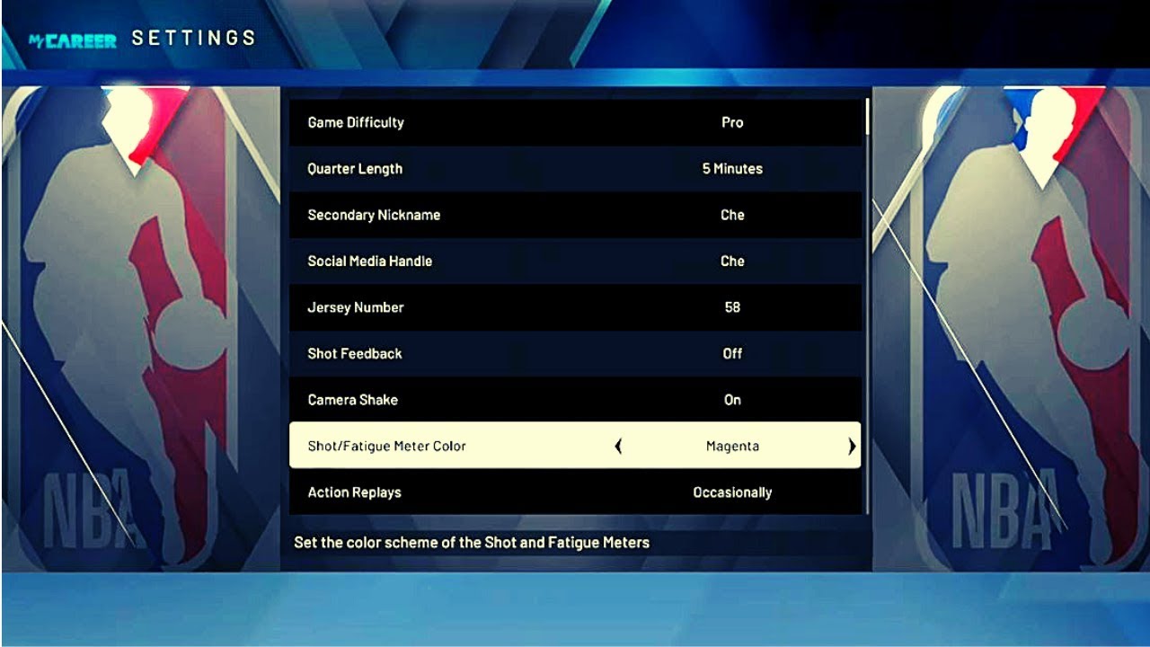 NBA 2K20 HOW TO CHANGE YOUR SHOT METER AND COLOR YouTube
