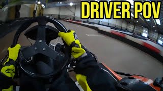 INSANE Indoor Go Karting Driver POV Camera (Edinburgh Xtreme Karting)