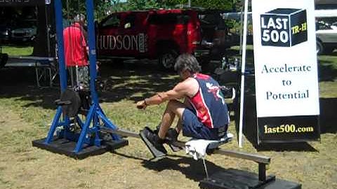 A very dedicated coach / athlete trying the TR-H.