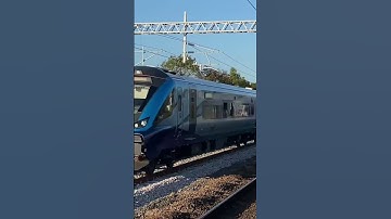 Train at Ulleskelf. Transpennine Express,Class 68