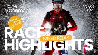 European Championship Flaine / Chamonix | Mixed Relay Race Highlights 2024 | ISMF