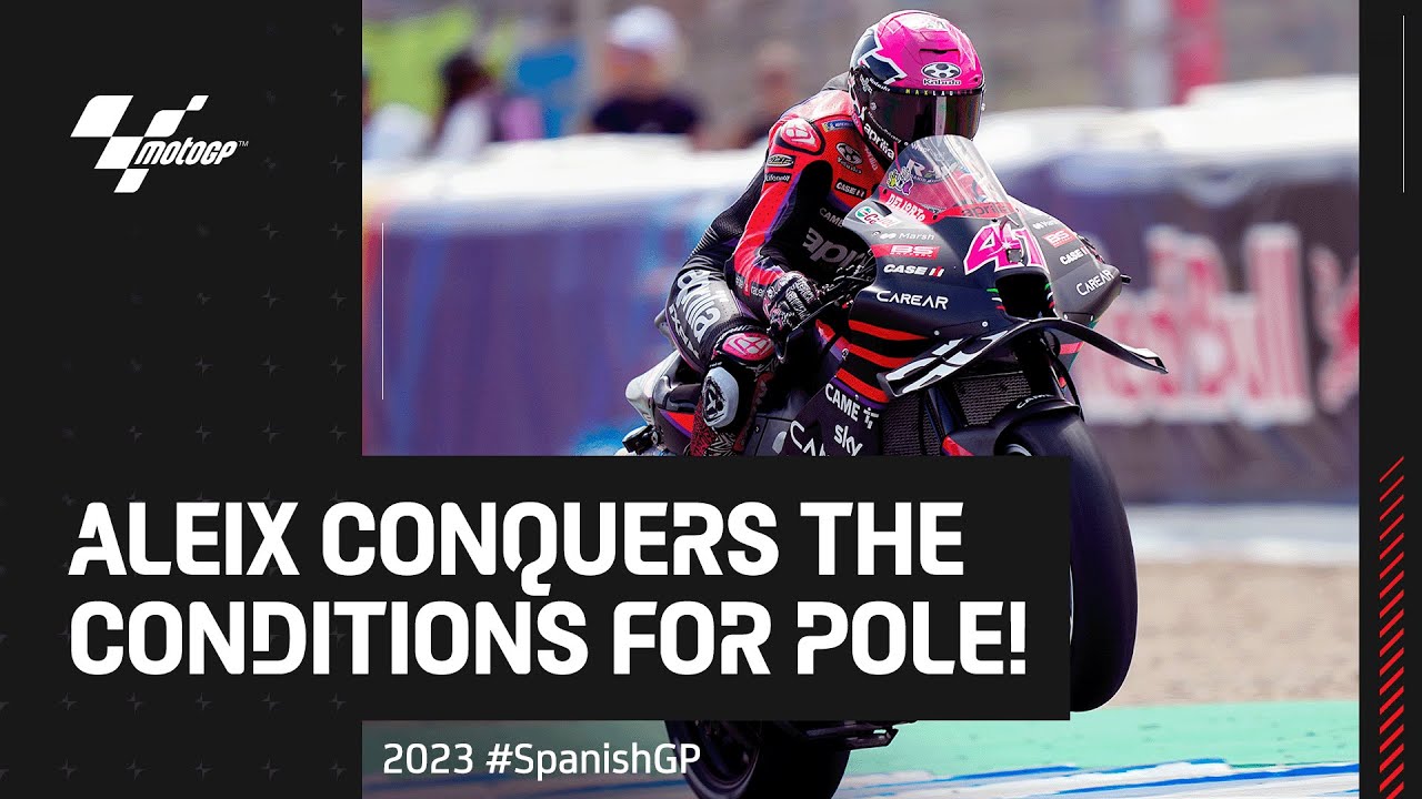 Aleix Espargaros late pole lap! 😎 2023 #SpanishGP