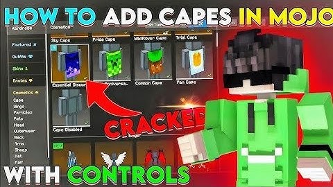 How to add own  cape in Minecraft mojo launcher/ pojav launcher #minecraft