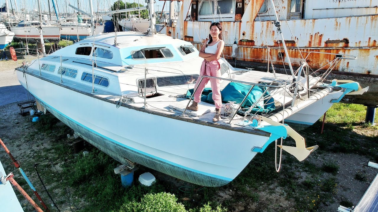 old catamaran boats