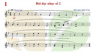 Bài đọc nhạc số 2 - LỚP 10. KẾT NỐI TRI THỨC