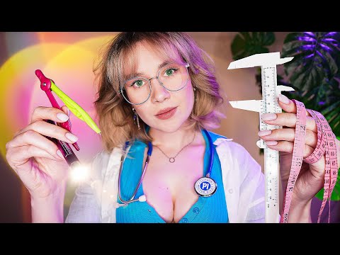 АСМР Неразборчивый Врач Усыпляет 🩺 Измерения и Визуальные Проверки 💤 asmr inaudible doctor