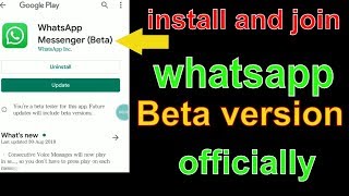 how to join whatsapp beta version | how to download whatsapp beta version for android screenshot 3