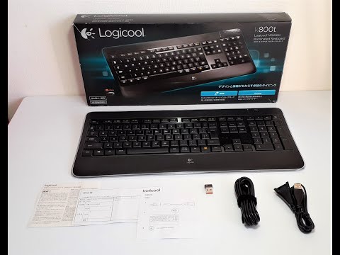 Logicool：K800t 「ロジクール ワイヤレス イルミネートキーボード無線