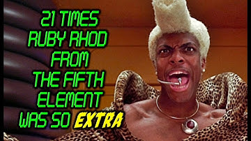 21 Times Ruby Rhod From "The Fifth Element" Was So Extra