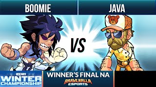 Boomie vs Java - Winner's Final - Winter Championship 2021 - NA 1v1