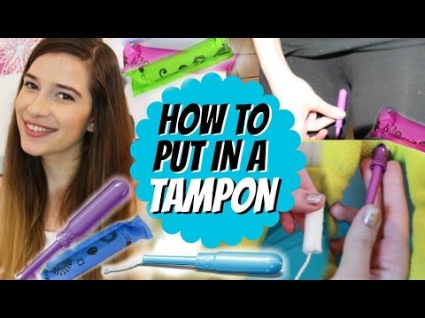 skarp skadedyr forudsigelse How To Put In a Tampon! + DEMO!!! - YouTube