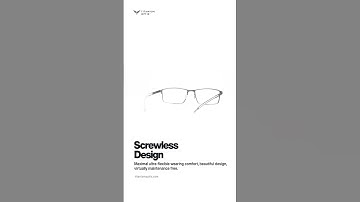 New Screwless Glasses Frames Featuring Innovative Interlocking Hinge System