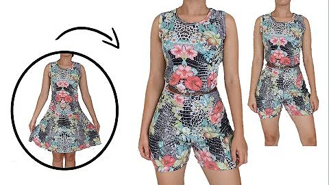 Como transformar um macaquinho em um vestido?