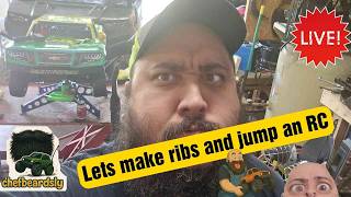 (LIVE) Ribs making and RC jumping