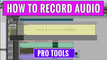 How to Record Audio In Pro Tools -- OBEDIA.com Pro Tools Training