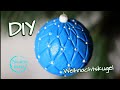 Weihnachtsdeko selber machen - Weihnachtskugeln basteln - how to make christmas ornaments - DIY