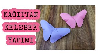 Kolay origami kelebek yapımı | easy origami butterfly | Einfache Schmetterlingsherstellung