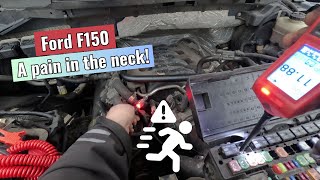 2011 Ford F150  No Crank In Middle of Diag!