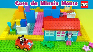 Minnie Mouse Lego House! Casa de Lego da Minnie! A Lola também participa! #minniemouse #mickeymouse