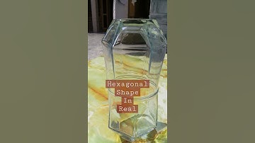 Hexagon Shape In Real | Hexagonal Shape In Real | Hexagonal Prism In Real #shorts #reallifevideos
