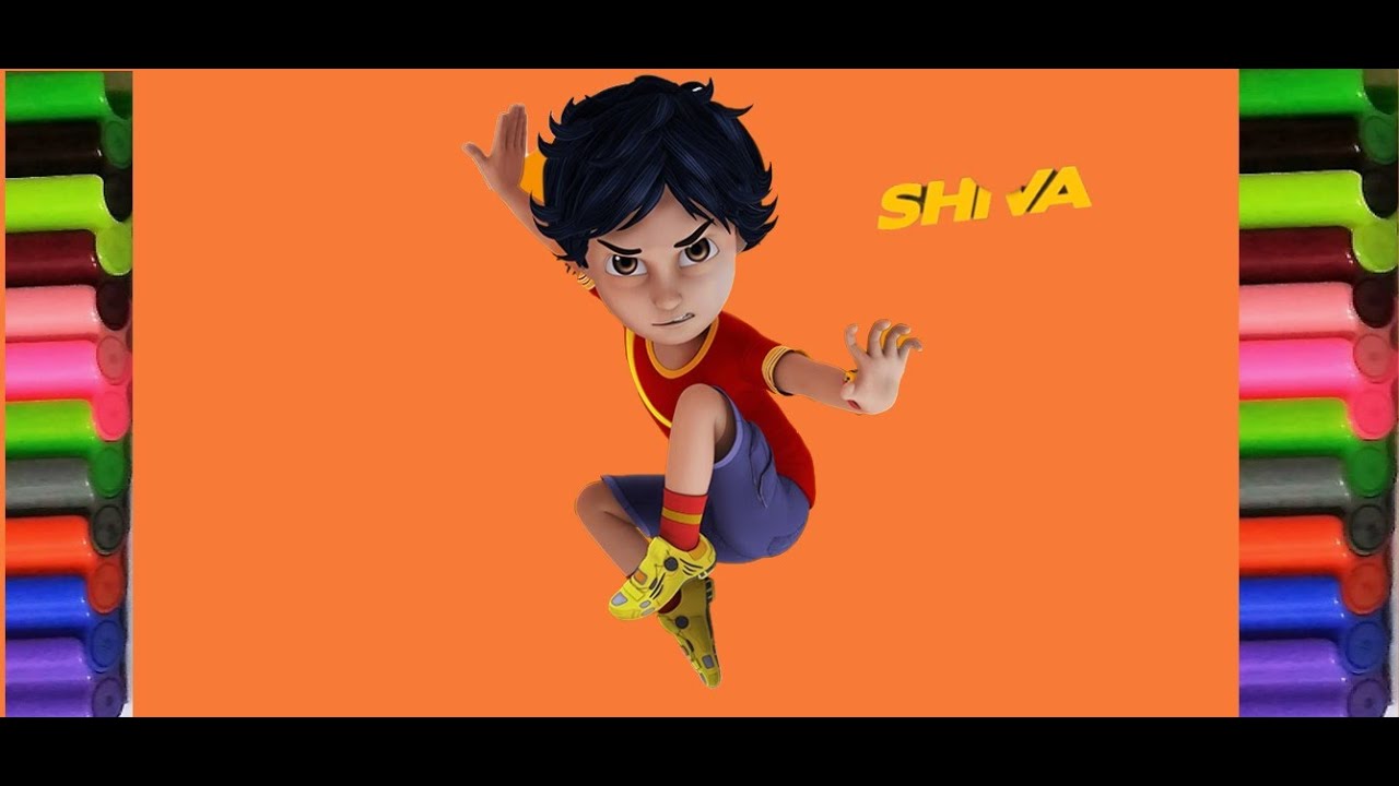 How to draw Shiva cartoon drawing | Shiva cartoon 2020 Colouring Pages #1 -  YouTube