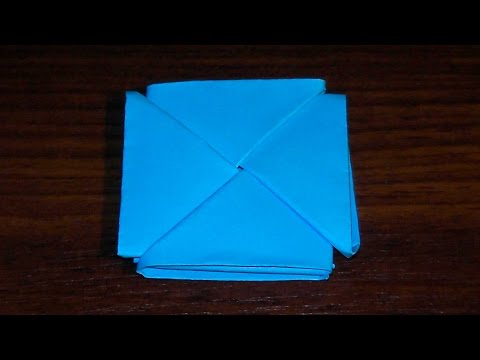 Квадрат оригами схема