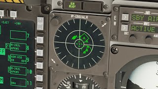 7 minutes of A-10C RWR and AoA warnings